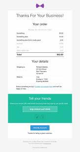 Responsive Receipt Invoice Email Template