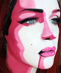 halloween pop art makeup