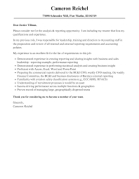 ysis reporting cover letter
