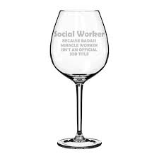 Wine Glass Goblet Funny Job Title