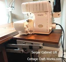 cabinet appliance sewing serger machine