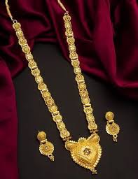 golden jewellery set size free