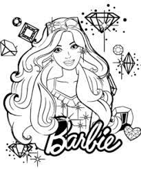 barbie coloring pages printable for