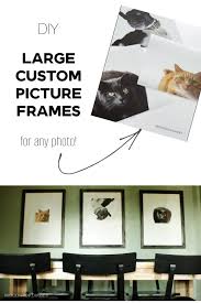 custom diy picture frames without any