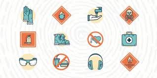 science laboratory safety symbols and