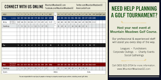 Maybe you would like to learn more about one of these? View Scorecard Mountain Meadows Golf Course Mountain Meadows Golf Course