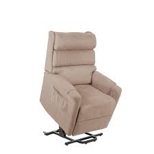 Contemporary design for a reclining armchair for small living spaces. Aspire Signature Lift Recline Chair Space Saver Small