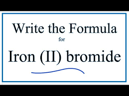 formula for iron ii bromide