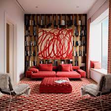 40 red couch living rooms with tips and