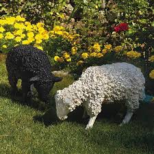 sheep sculptures garden statues