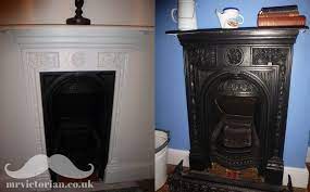 Restoring An Iron Fireplace To Strip