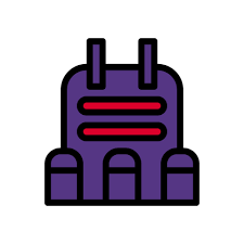 body armor icon colored outline red