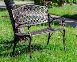 Bronze Vintage Style Garden Bench