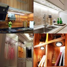Lightess 9 Packs Rgb Led Under Cabinet Lights Wireless Led Closet Lights Dimmable Wardrobe Lights Battery Powered Led Cupboard Light Remote Control Ambient Lights 4000k For Counter Kitchen Shelves Industrial Electrical Lamps