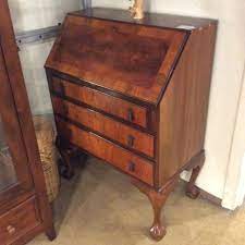 Gorgeous antique american mahogany secretary desk with eagle inlay circa 18th century for sale. Cozy Vintage Secretary Desk Sold Ballard Consignment