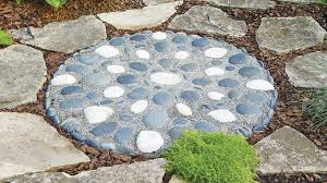Stone Mosaic Stepper Garden Gate