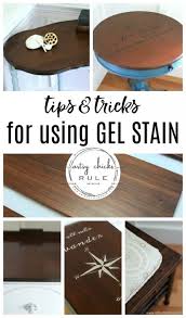 How To Use Gel Stain And Many Project