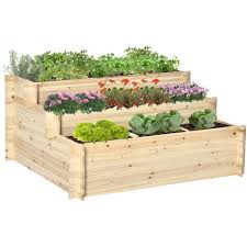 3 Tier Raised Garden Bed Planter Box