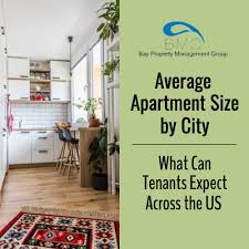 average apartment size by city what