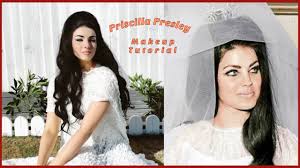 priscilla presley wedding makeup