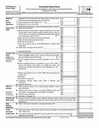 2018 Irs Tax Forms 1040 Schedule A Itemized Deductions