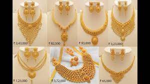 latest gold jewelry design with