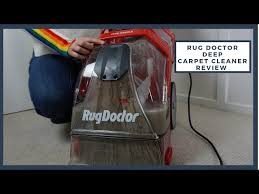 rug doctor deep carpet cleaner review