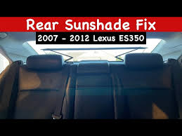 2016 Lexus Es350 Rear Sunshade
