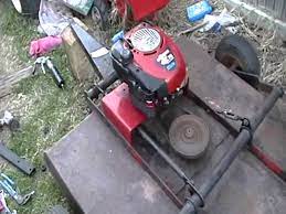 pull tow behind mower brush hog project