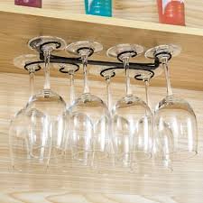 Wine Glass Holder Under Cabinet Metal