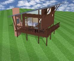 One Bedroom Cabin Floor Plan Designed