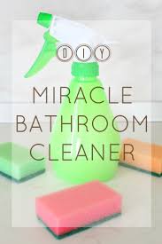 all in one homemade bathroom cleaner