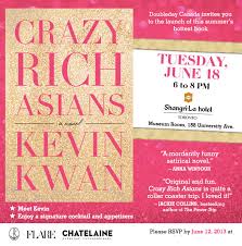 The author whose book crazy rich asians was adapted into a box office hit is wanted by singapore for failing to report for military service, the ministry of defence has said. Review Crazy Rich Asians Kevin Kwan Literary Treats