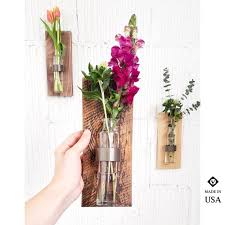 Wall Vase Wood Wall Flower Sconce