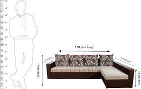 rawat five seater l shaped sofa