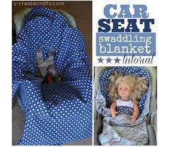 Tutorial Car Seat Swaddling Blanket