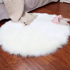 soft faux fur rugs fluffy chair seat