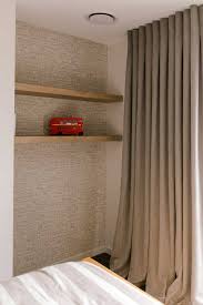 float your curtains on recessed tracks