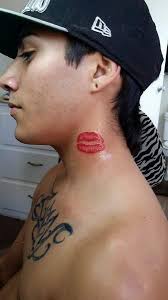 all the secrets about lips neck tattoo