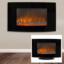 standing fireplace heater w glass xl
