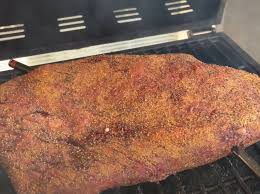 style brisket flat on a pellet grill