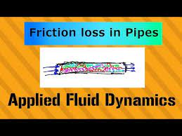 friction loss in pipes applied fluid