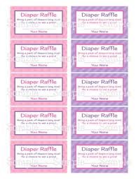 Free Printable Baby Shower Raffle Tickets Template Free Printable Ba
