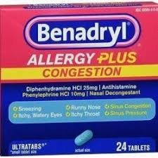 allergy plus congestion liquid