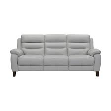 Hope Contemporary Sofa In Genuine Dove