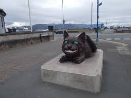 cheshire cat statue llandudno 2021