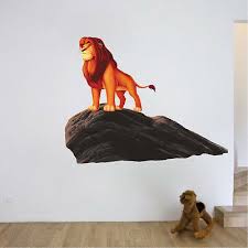 lion king wall decal pride rock wall