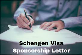 schengen visa sponsorship letter