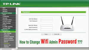 how to change wifi router admin
