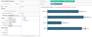 conditionally format numbers in tableau
